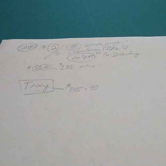 Paul Anthony Lee "Windy Cranberry Lake" Landscape Art Print Artist Proof 1984 - Picture 7 of 10